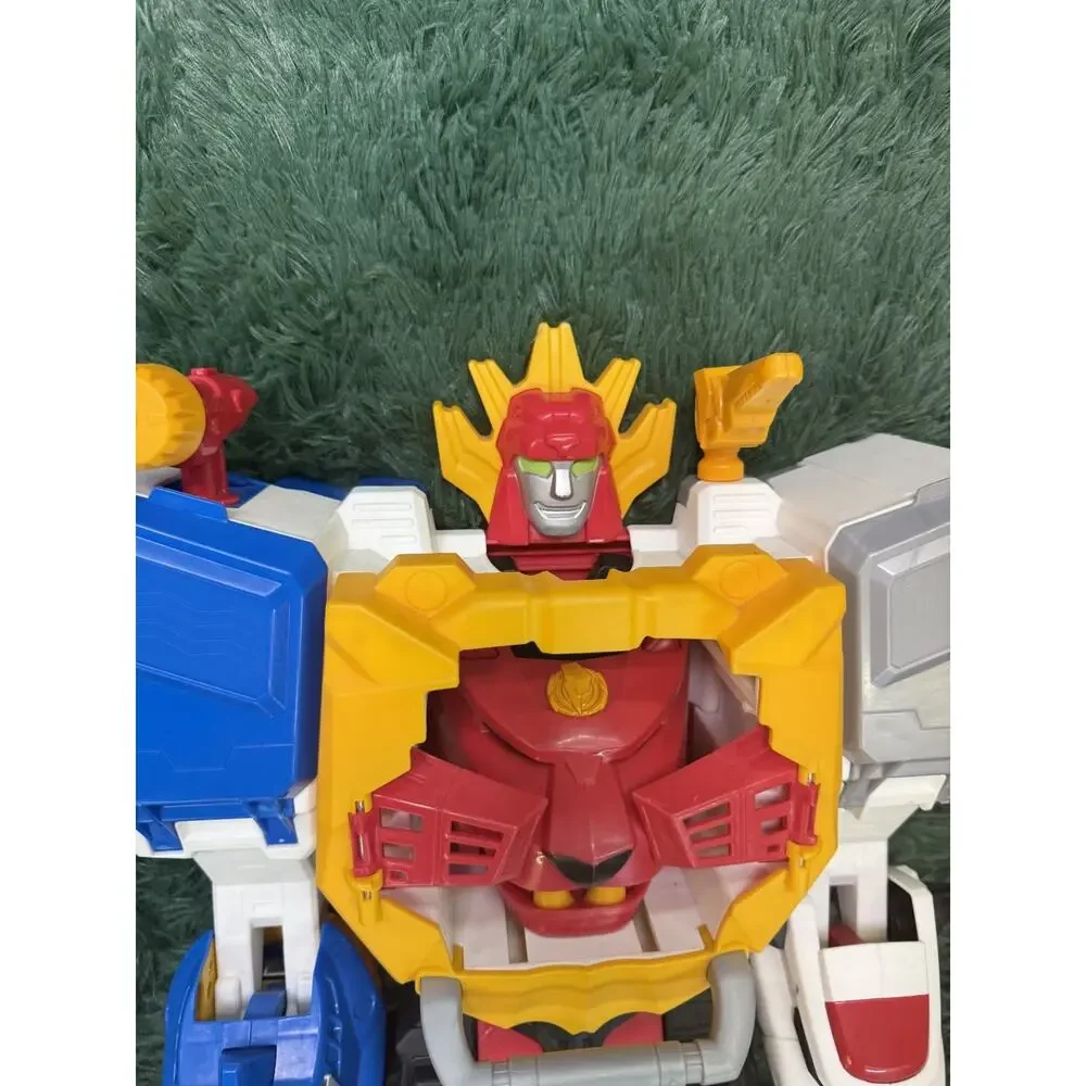 Power Rangers Wild Force Megazord Playset with 6 Imaginext Action Figures Lot